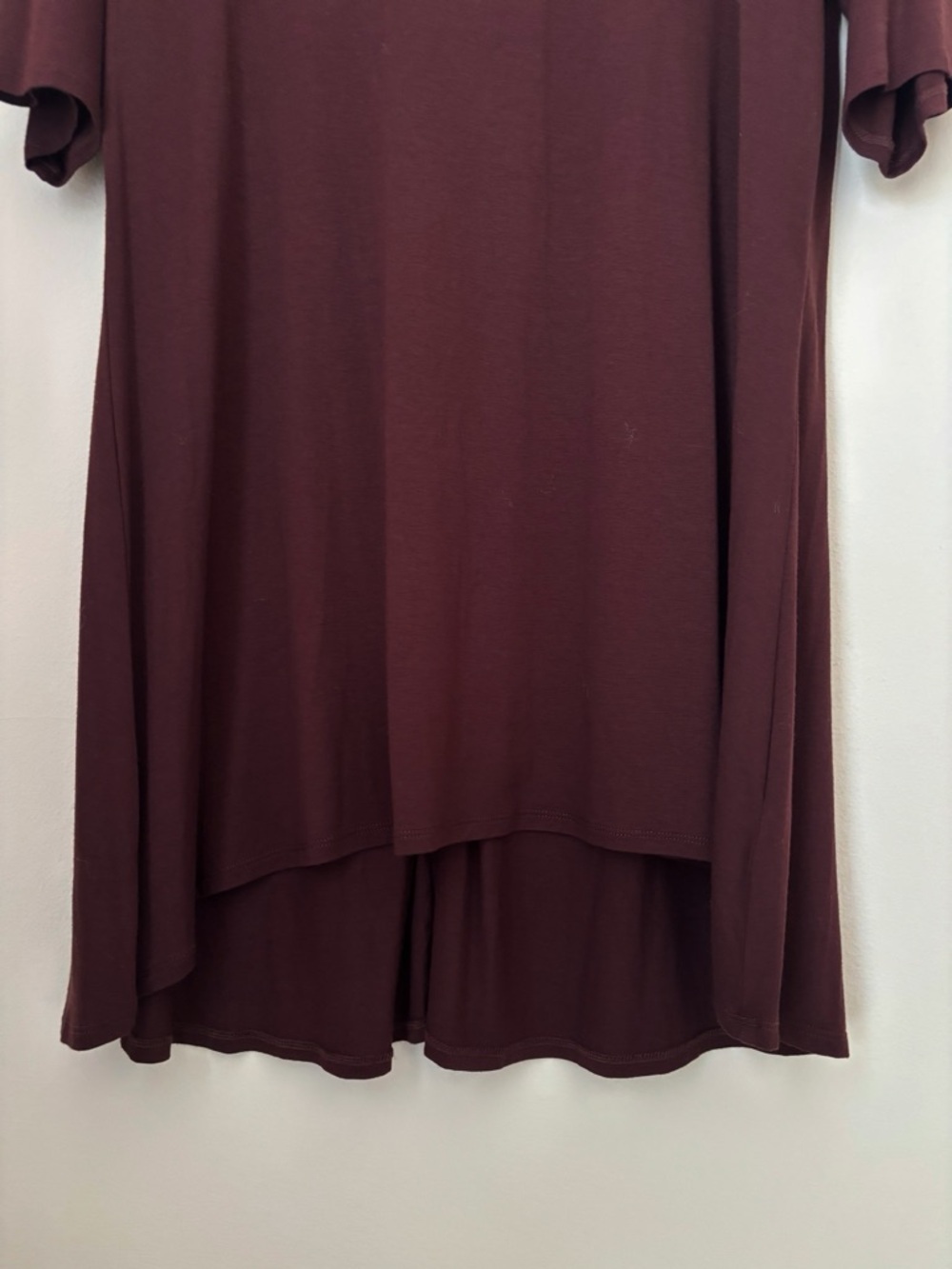 Stella Carakasi Brown Scoop Neck Stretch Jersey Tunic Top Large Lagenlook - Picture 3 of 8